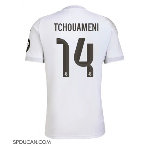 Muški Nogometni Dres Real Madrid Aurelien Tchouameni #14 Domaci 2025-26 Kratak Rukav
